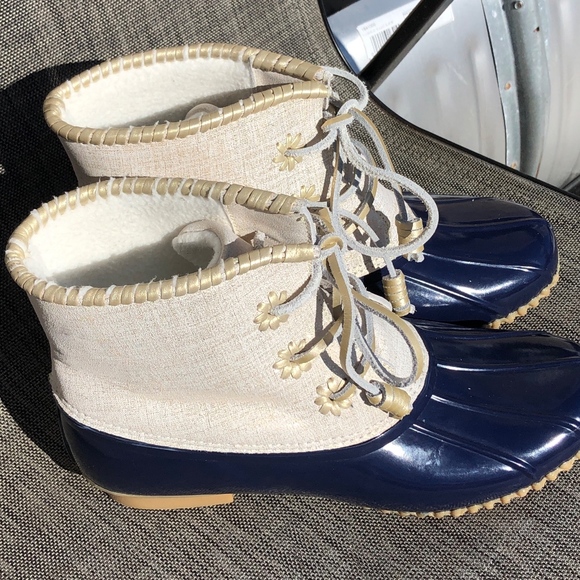- JACK ROGERS CHLOE DUCK BOOT Sz. 10 EUC - Picture 6 of 6